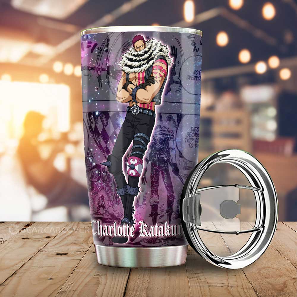 Charlotte Katakuri Tumbler Cup Custom One Piece Anime Car Accessories Manga Galaxy Style - Gearcarcover - 1