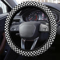 Checkerboard Steering Wheel Covers Custom Car Accessories - Gearcarcover - 2