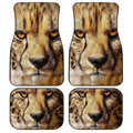 Cheetah Car Floor Mats Custom Wild Animal Car Interior Accessories - Gearcarcover - 1