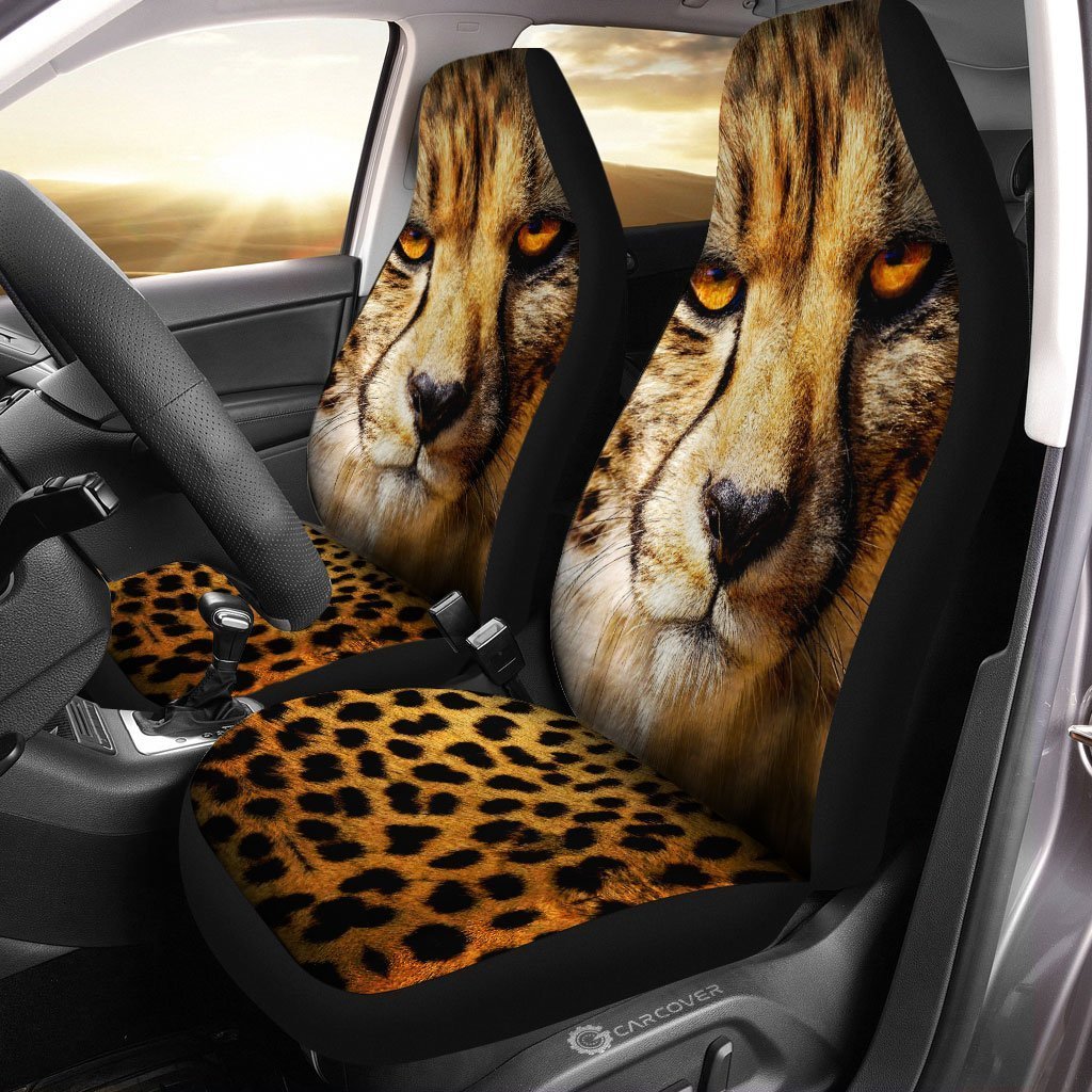 animal print car seat and stroller Cheetah Car Seat Covers Custom Wild Animal Car Interior Accessories