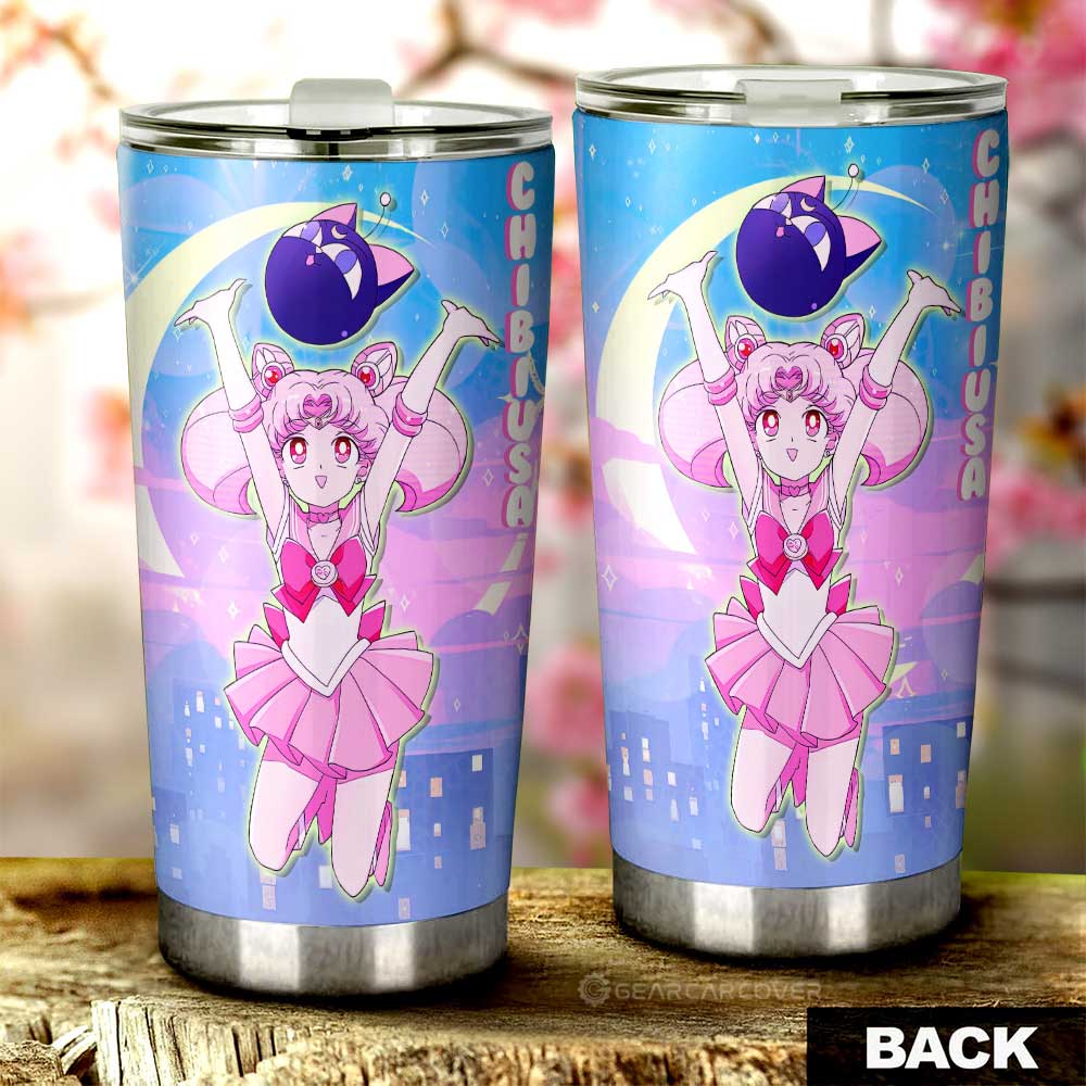 Chibiusa Tumbler Cup Custom Sailor Moon Anime Car Interior Accessories - Gearcarcover - 3