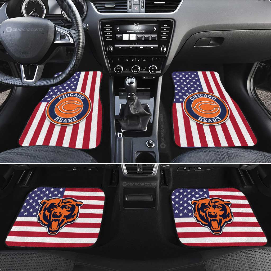 Chicago Bears Car Floor Mats Custom Car Decor Accessories - Gearcarcover - 2