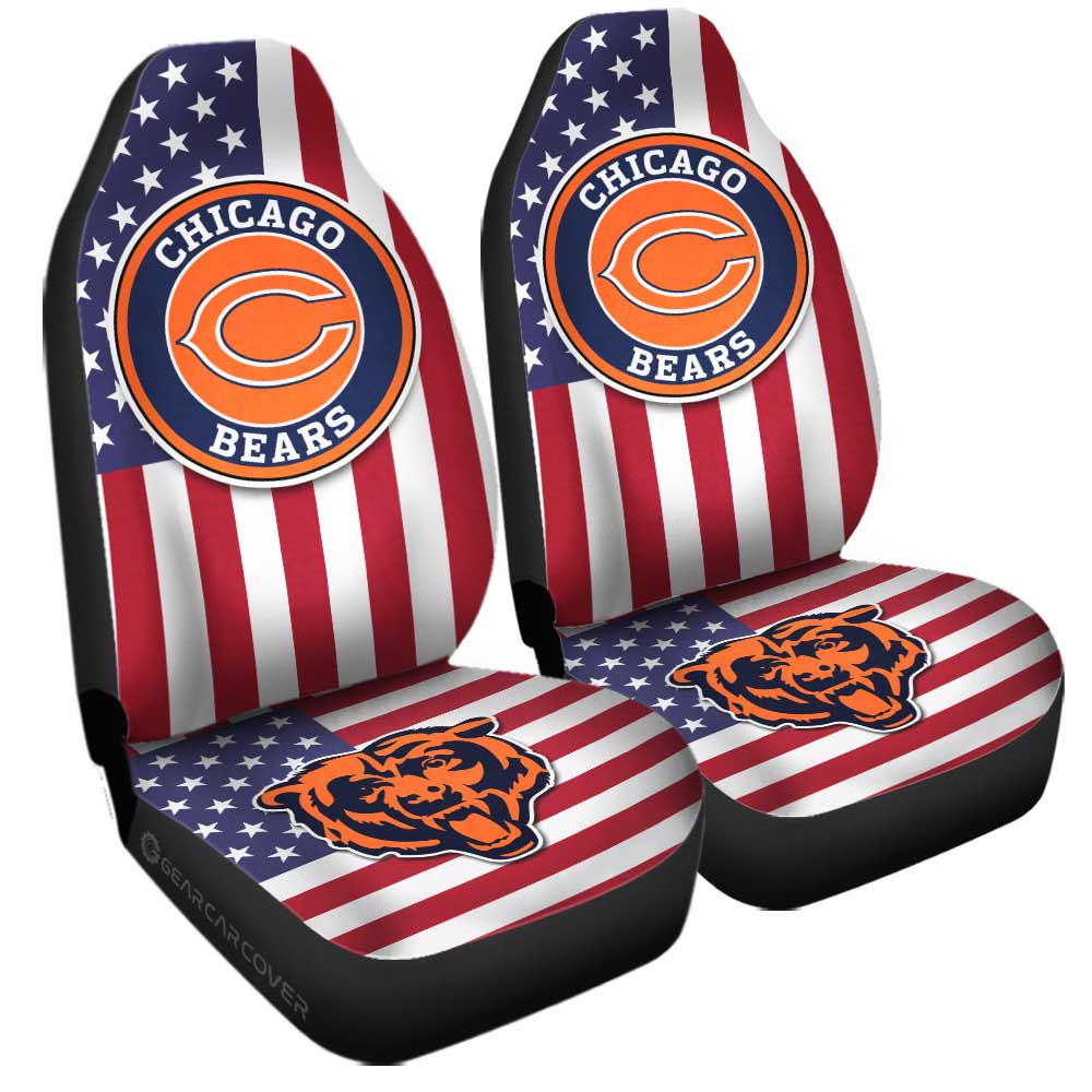Chicago Bears Car Seat Covers Custom Car Decor Accessories - Gearcarcover - 3