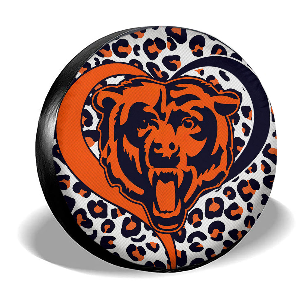 Chicago Bears Spare Tire Cover Custom For Fans - Gearcarcover - 3