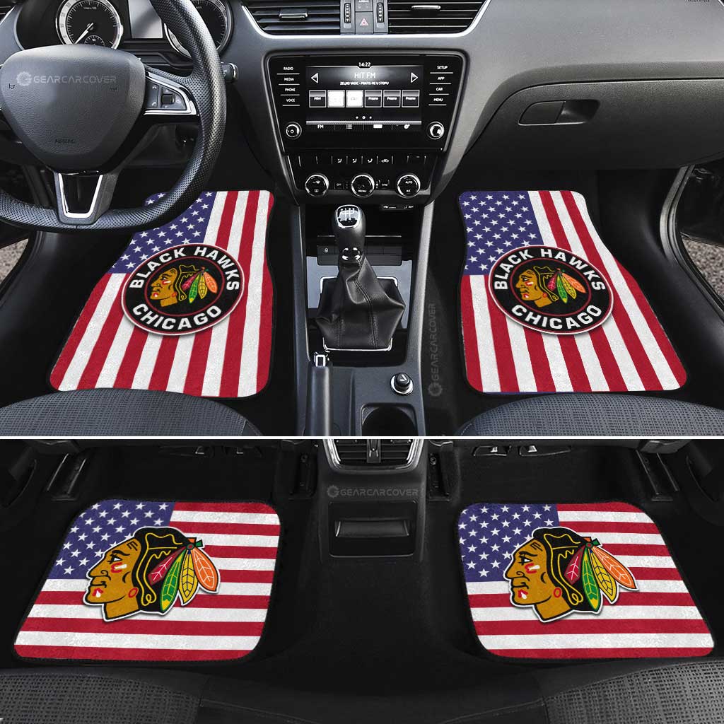 Chicago Blackhawks Car Floor Mats Custom Car Decor Accessories - Gearcarcover - 2