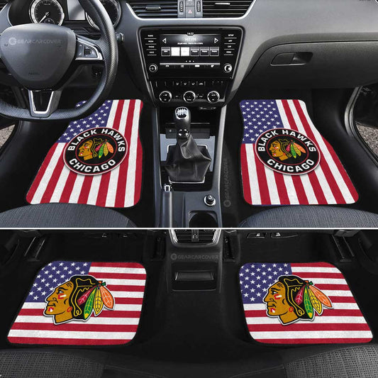 Chicago Blackhawks Car Floor Mats Custom Car Decor Accessories - Gearcarcover - 2