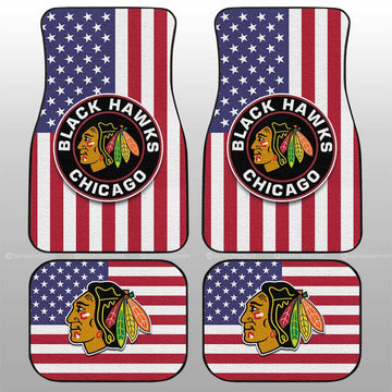 Chicago Blackhawks Car Floor Mats Custom Car Decor Accessories - Gearcarcover - 1