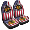 Chicago Blackhawks Car Seat Covers Custom Car Decor Accessories - Gearcarcover - 3