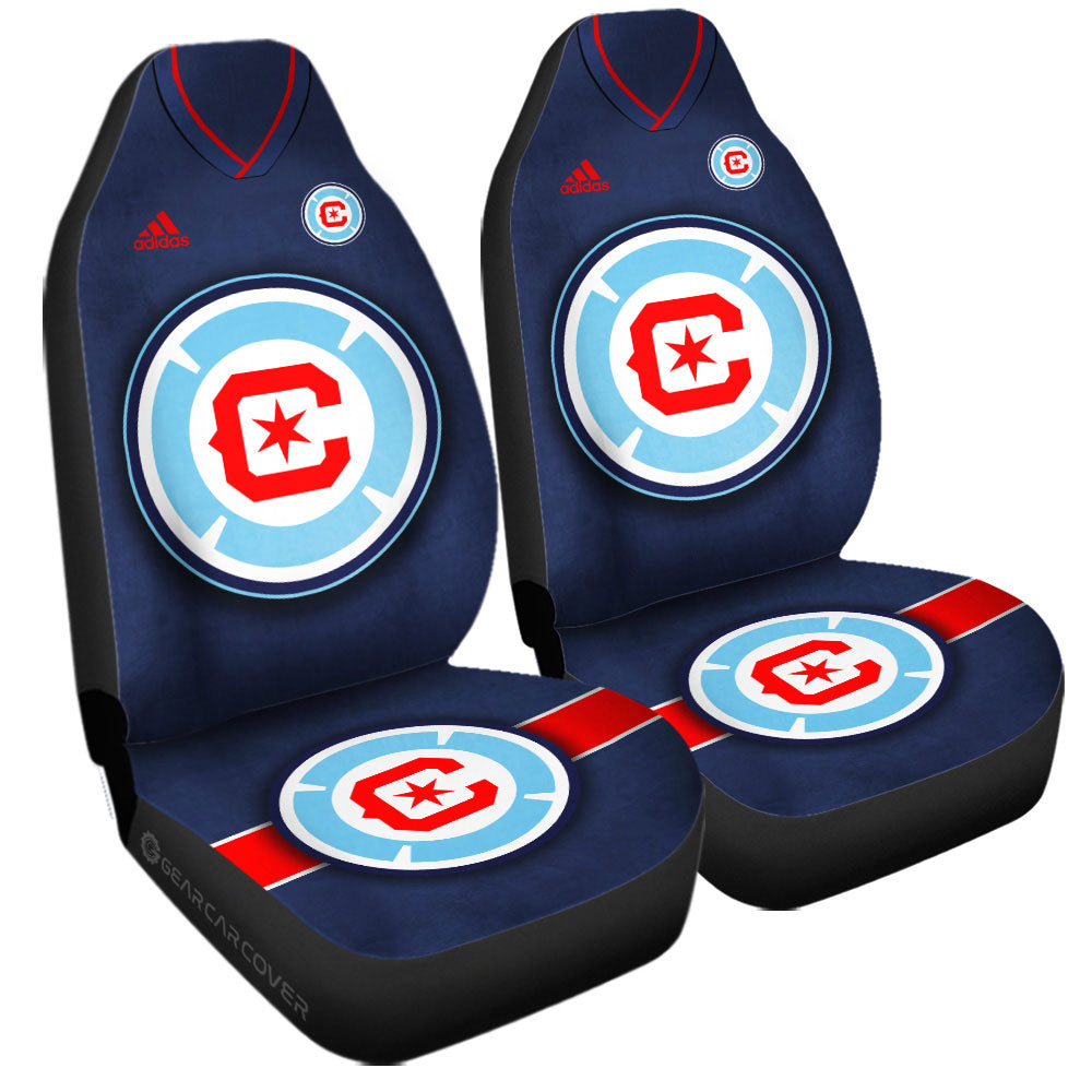 Chicago Fire FC Car Seat Covers Custom Car Accessories For Fans - Gearcarcover - 2