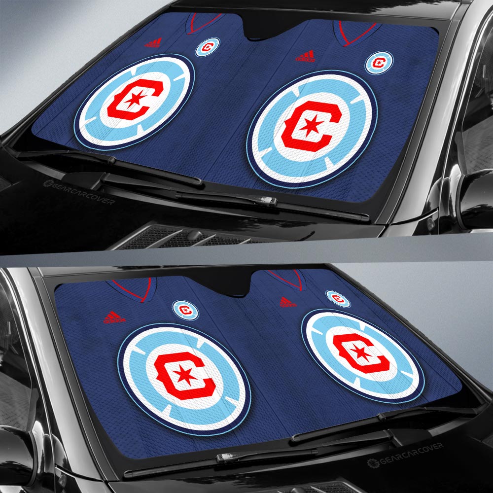 Chicago Fire FC Car Sunshade Custom Car Interior Accessories - Gearcarcover - 2