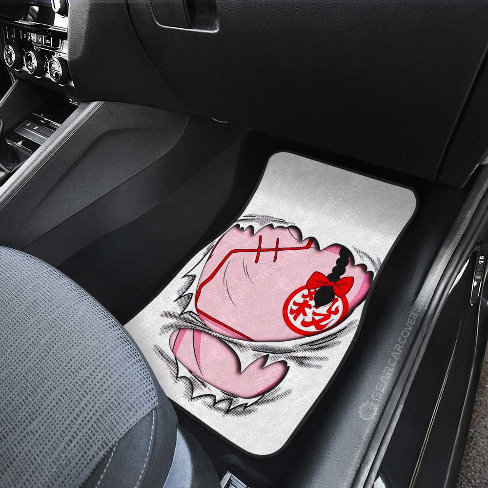 Chichi Uniform Car Floor Mats Custom Dragon Ball Anime - Gearcarcover - 3