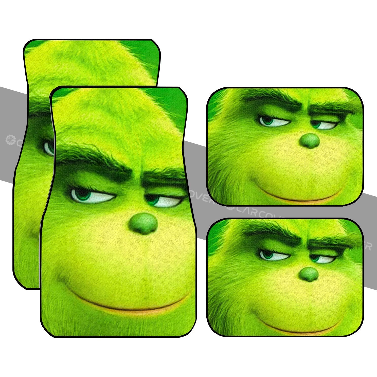 Christmas Grinch Car Floor Mats Custom Car Interior Accessories - Gearcarcover - 1