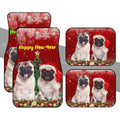 Christmas Pugs Car Floor Mats Custom Car Interior Accessories - Gearcarcover - 1