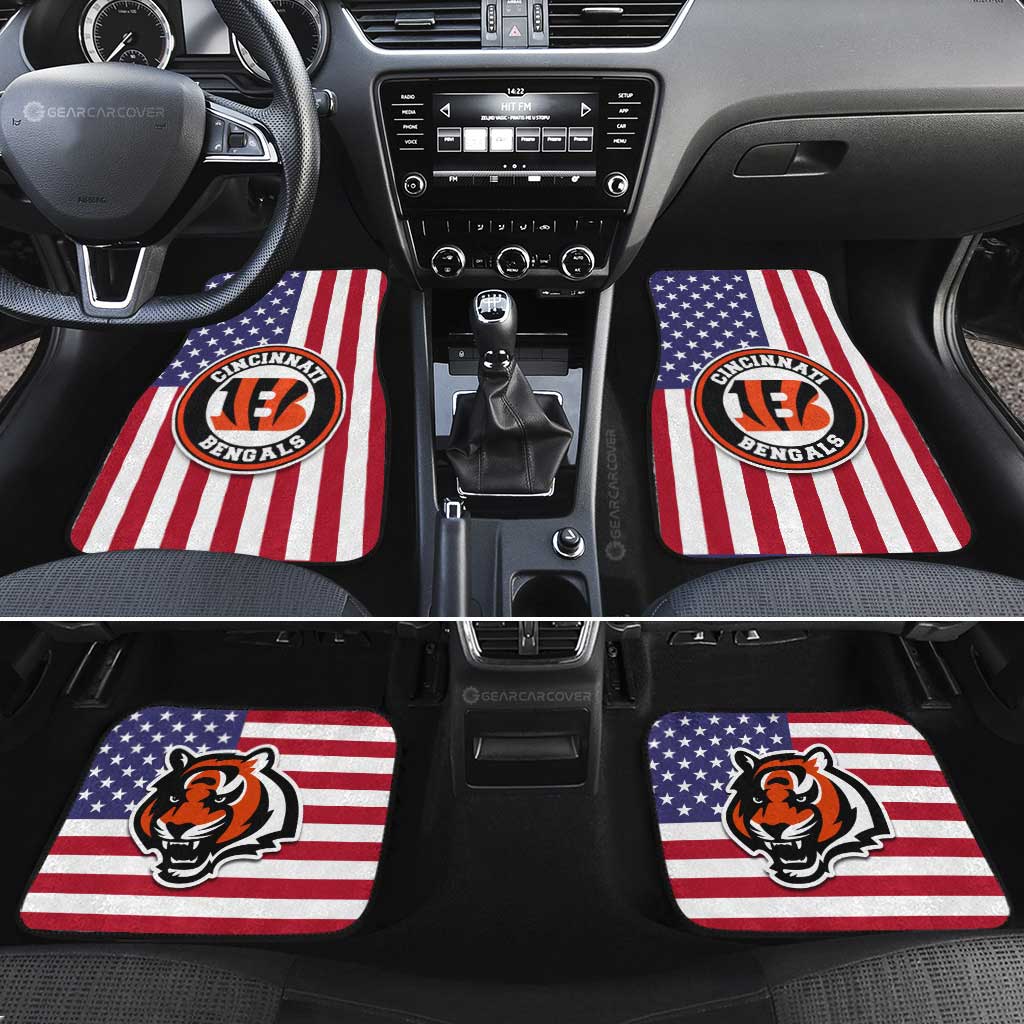 Cincinnati Bengals Car Floor Mats Custom Car Decor Accessories - Gearcarcover - 2