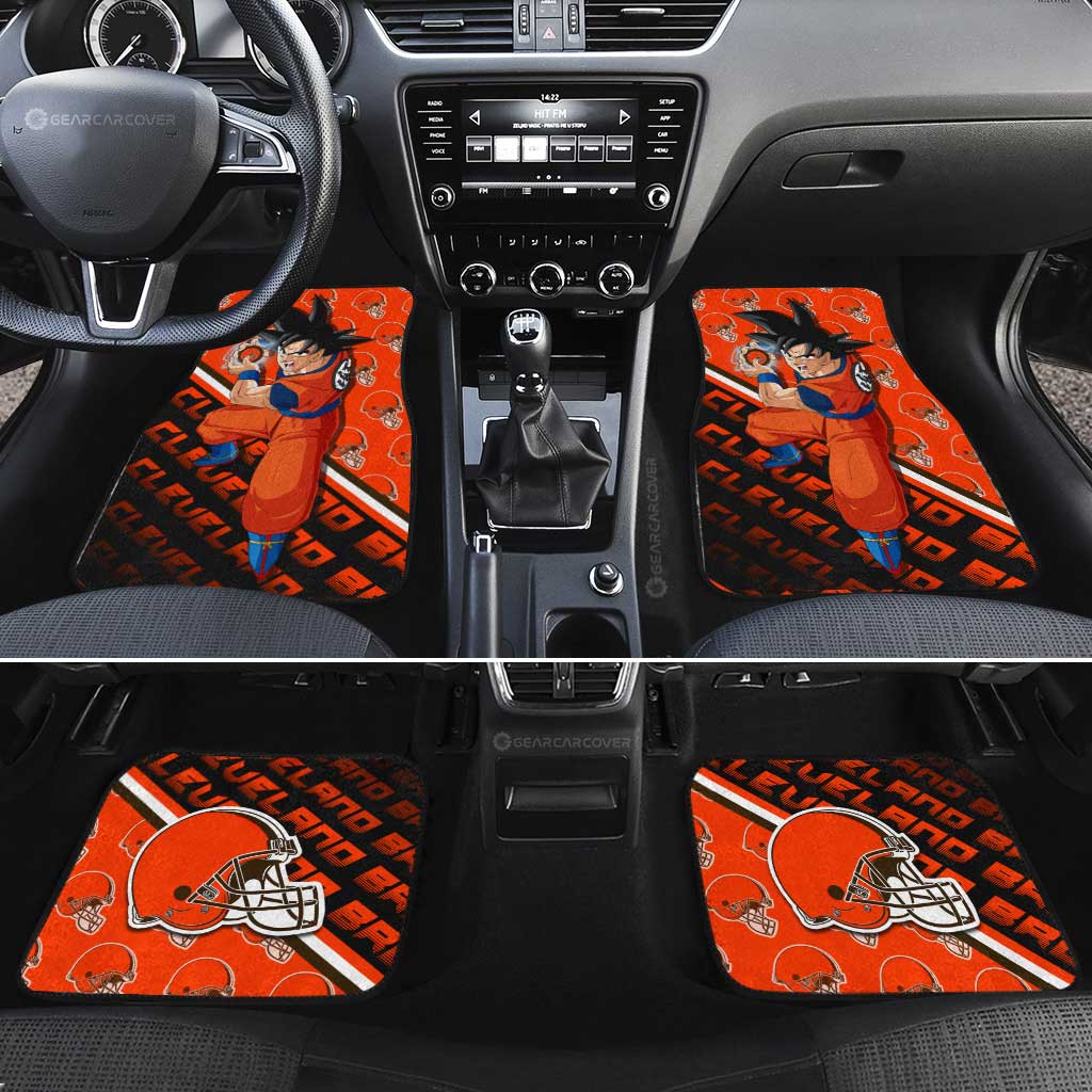 Cleveland Browns Car Floor Mats Custom Car Accessories For Fans - Gearcarcover - 2