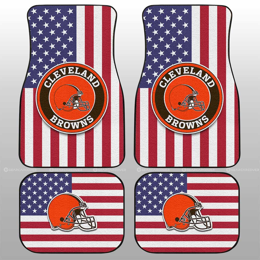 Cleveland Browns Car Floor Mats Custom Car Decor Accessories - Gearcarcover - 1