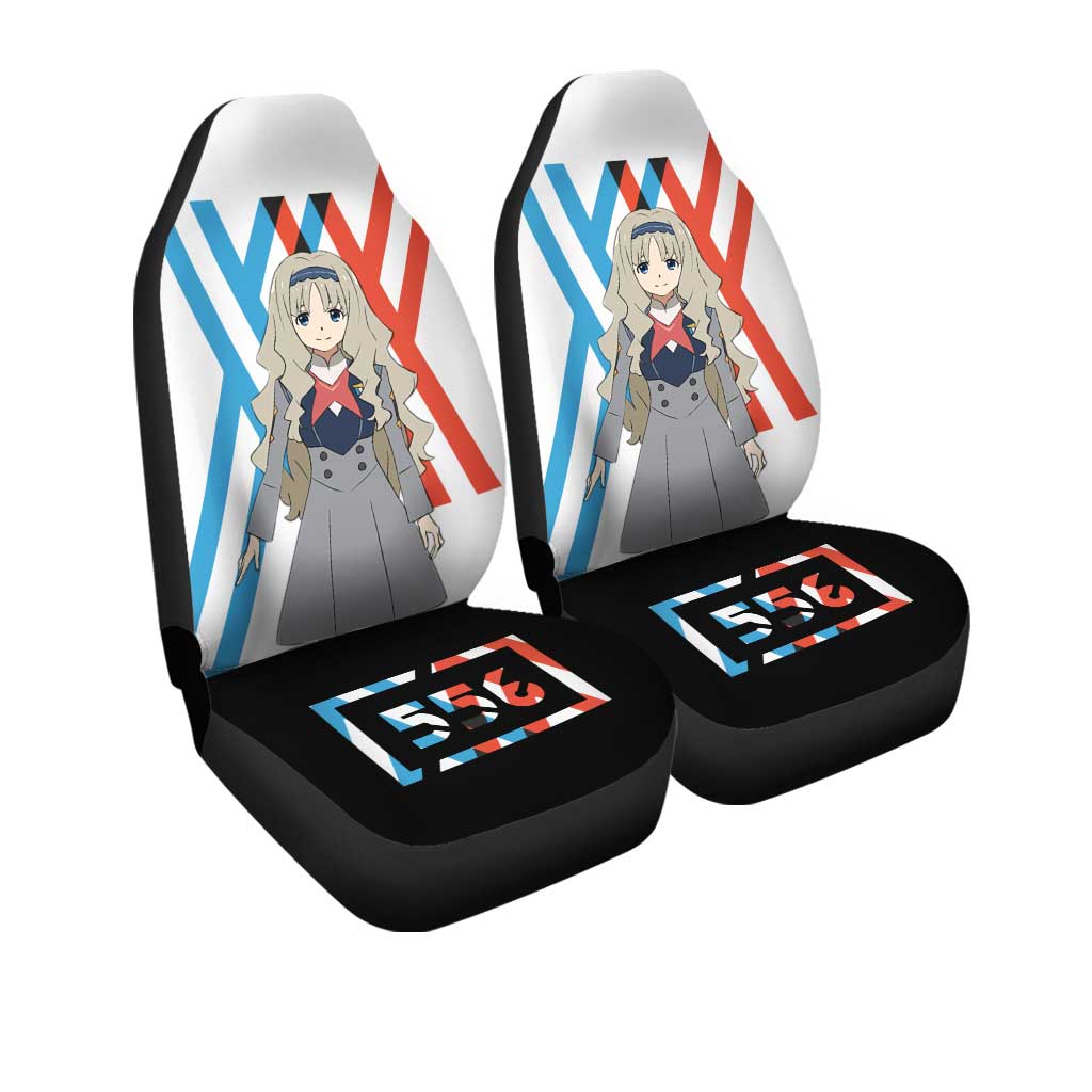 Code 556 Kokoro Car Seat Covers Custom Darling In The Franxx Anime Car Accessories - Gearcarcover - 3