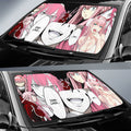 Code:002 Zero Two Car Sunshade Custom DARLING In The FRANXX Anime For Anime Fans - Gearcarcover - 2