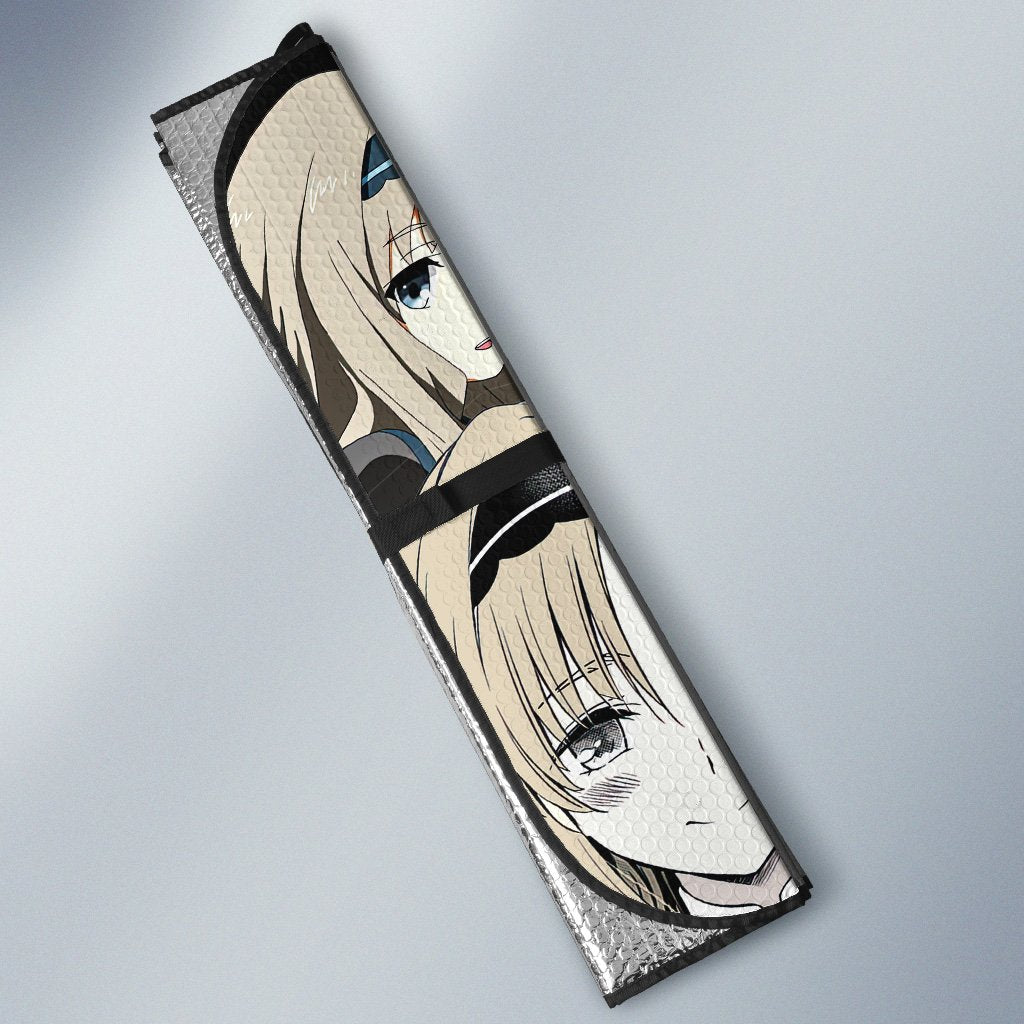 Code:556 Kokoro Car Sunshade Custom DARLING In The FRANXX Anime Car Accessories - Gearcarcover - 3