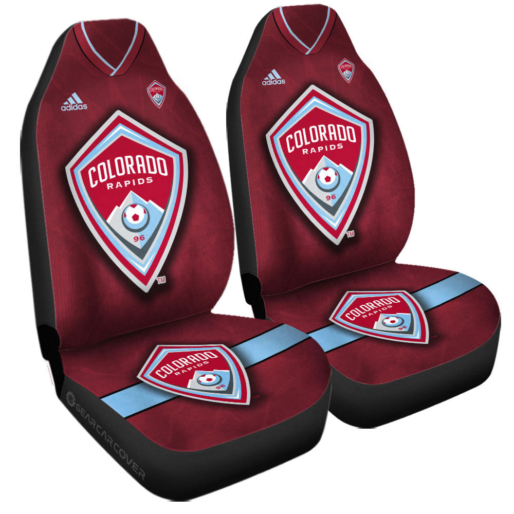 Colorado Rapids Car Seat Covers Custom Car Accessories For Fans - Gearcarcover - 2