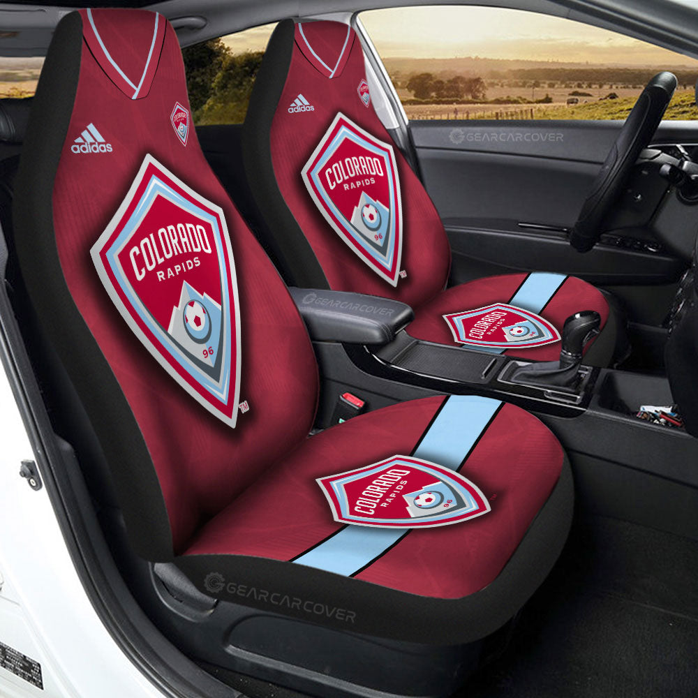 Colorado Rapids Car Seat Covers Custom Car Accessories For Fans - Gearcarcover - 3