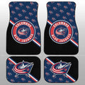 Columbus Blue Jackets Car Floor Mats Custom Car Accessories For Fans - Gearcarcover - 1