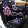 Columbus Blue Jackets Car Seat Covers Custom Car Accessories For Fans - Gearcarcover - 1