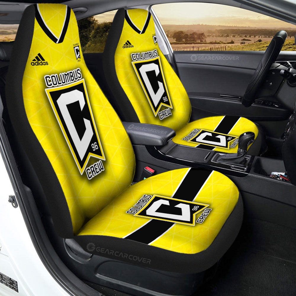 Columbus Crew Car Seat Covers Custom Car Accessories For Fans - Gearcarcover - 3
