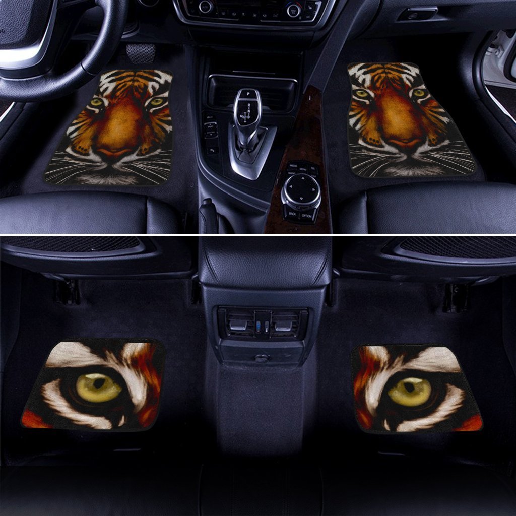 Coolest Tiger Car Floor Mats Custom Car Accessories - Gearcarcover - 2