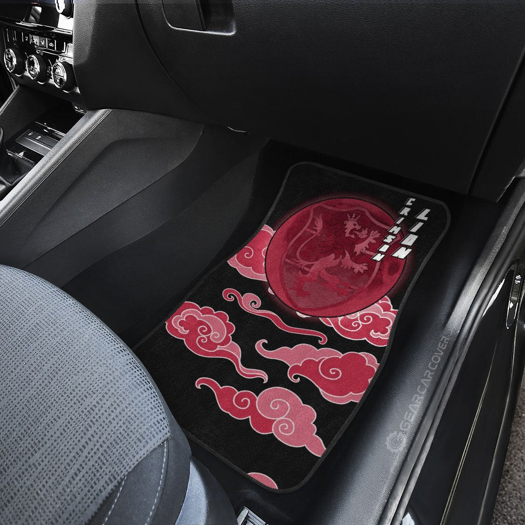 Crimson Lion Car Floor Mats Custom Anime Black Clover Car Interior Accessories - Gearcarcover - 4