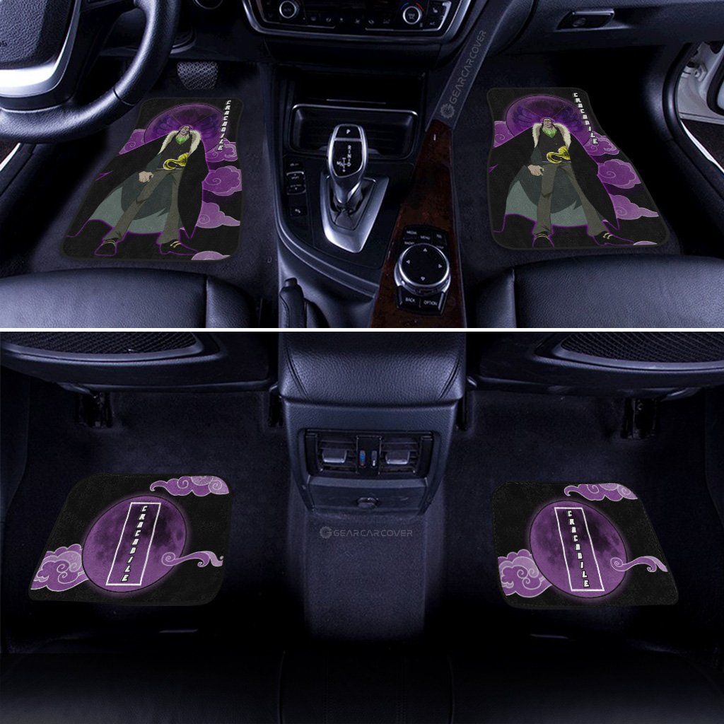 Crocodile Car Floor Mats Custom One Piece Anime Car Accessories For Anime Fans - Gearcarcover - 3