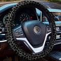 Crocodile Skin Steering Wheel Cover Custom Animal Car Interior Accessories - Gearcarcover - 2