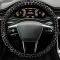 Crocodile Skin Steering Wheel Cover Custom Animal Car Interior Accessories - Gearcarcover - 4