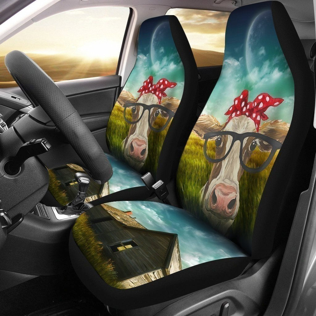 cow car seat and stroller Cute Cow Car Seat Covers Custom Animal Farm Car Accessories