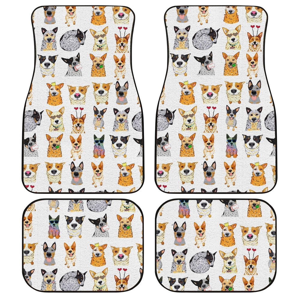 Cute Dog Car Floor Mats Custom Dog Car Accessories - Gearcarcover - 1