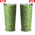 Cute Emotional Face Of Frog Tumbler Stainless Steel - Gearcarcover - 4