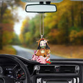 Cute Nezuko Ornament Custom Anime Demon Slayer Car Accessories Christmas Decorations - Gearcarcover - 3