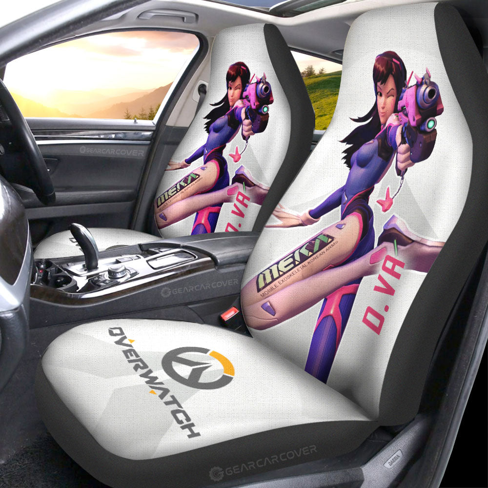 D.Va Car Seat Covers Custom Overwatch - Gearcarcover - 3