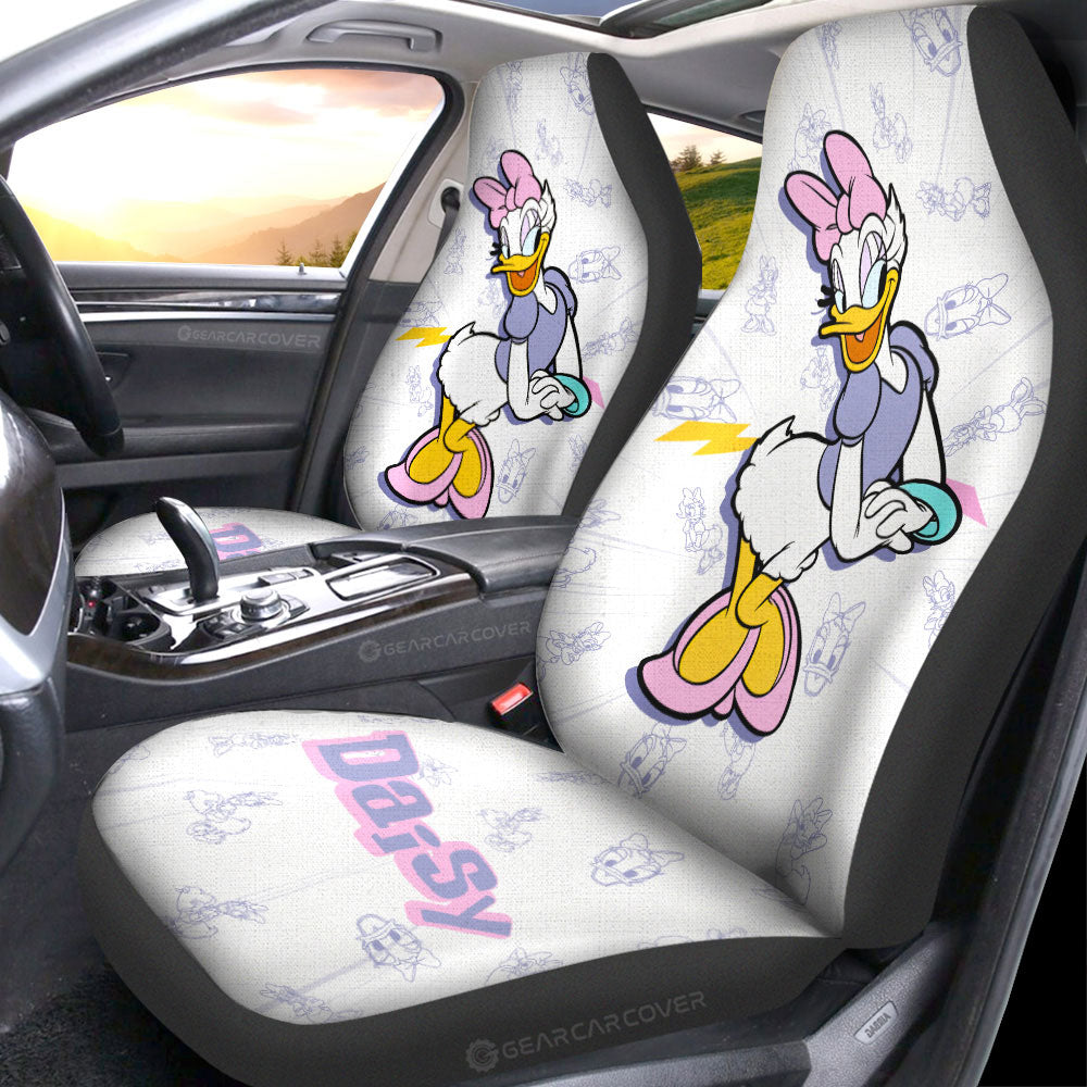 Daisy Car Seat Covers Custom Cartoon Car Accessories - Gearcarcover - 2