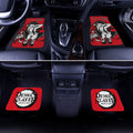 Daki Car Floor Mats Custom Demon Slayer Anime Car Accessories Manga Style For Fans - Gearcarcover - 3