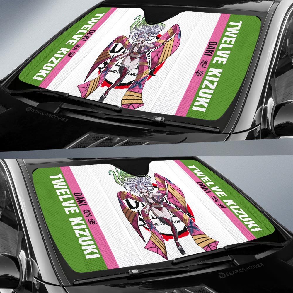 Daki Car Sunshade Custom Demon Slayer Anime Car Accessories - Gearcarcover - 2