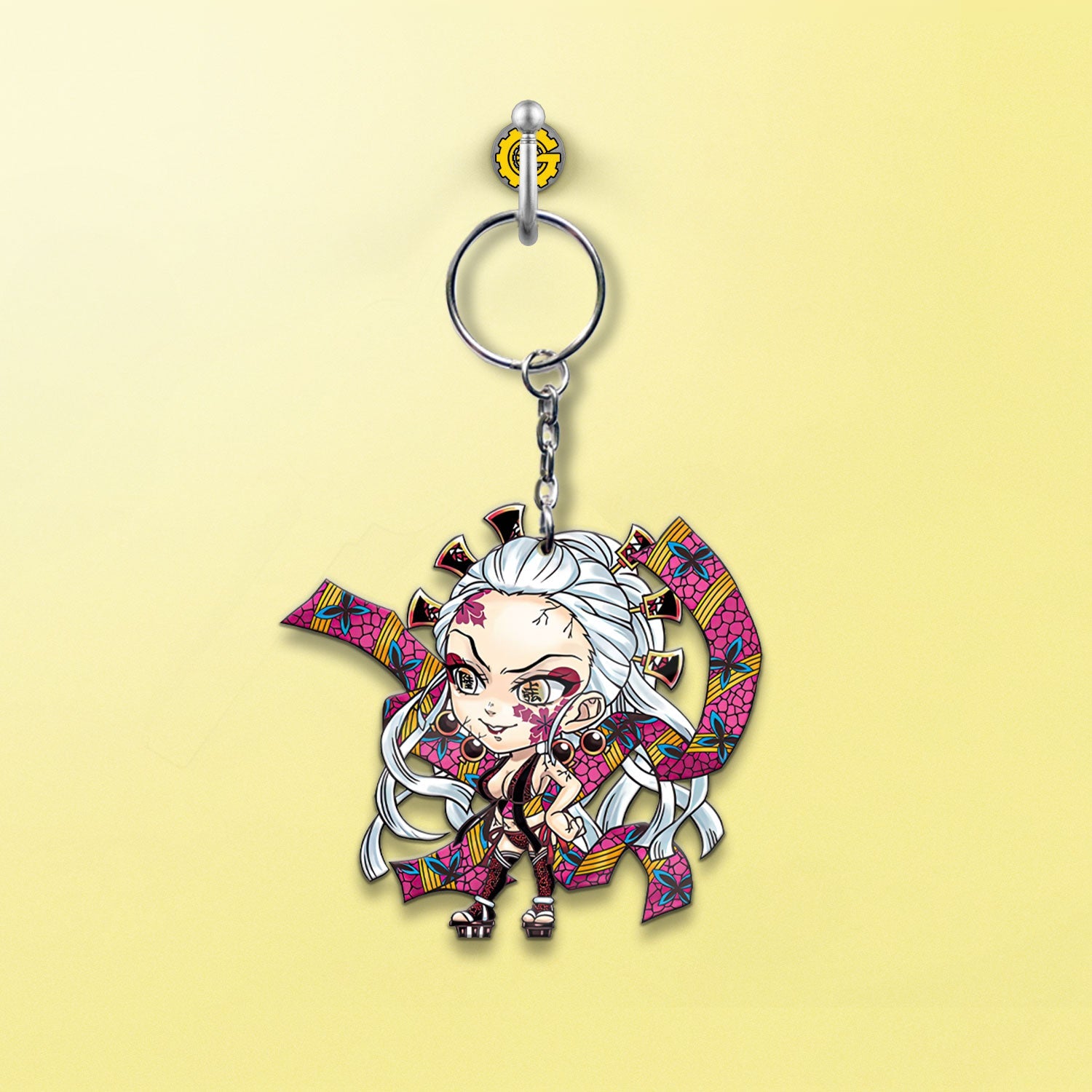 Daki Keychain Custom Demon Slayer Anime Car Accessories - Gearcarcover - 2