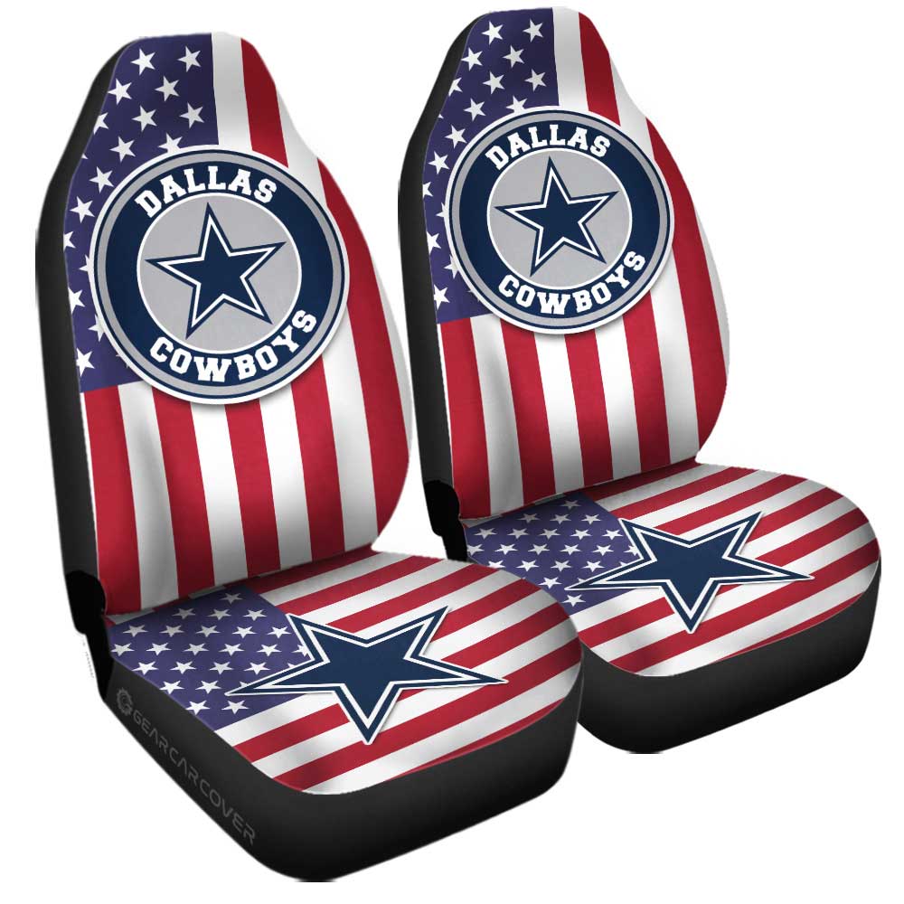 Dallas Cowboys Car Seat Covers Custom Car Decor Accessories - Gearcarcover - 3