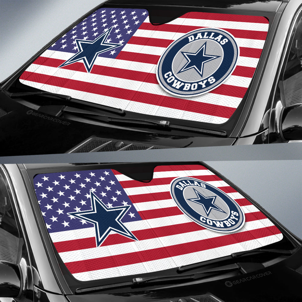 Dallas Cowboys Car Sunshade Custom Car Decor Accessories - Gearcarcover - 2