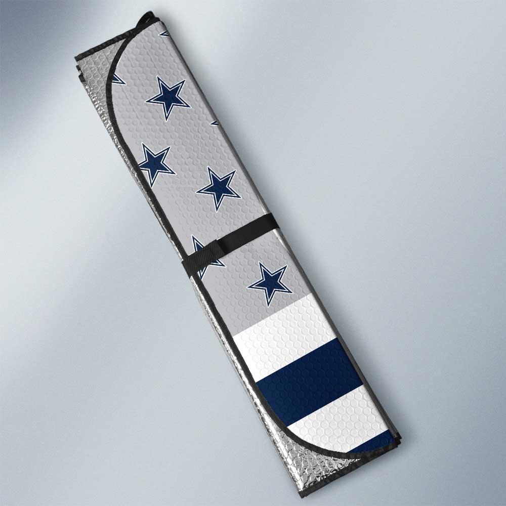 Dallas Cowboys Car Sunshade Custom US Flag Style - Gearcarcover - 3