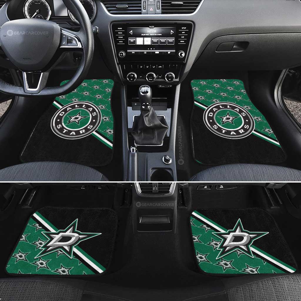 Dallas Stars Car Floor Mats Custom Car Accessories For Fans - Gearcarcover - 2
