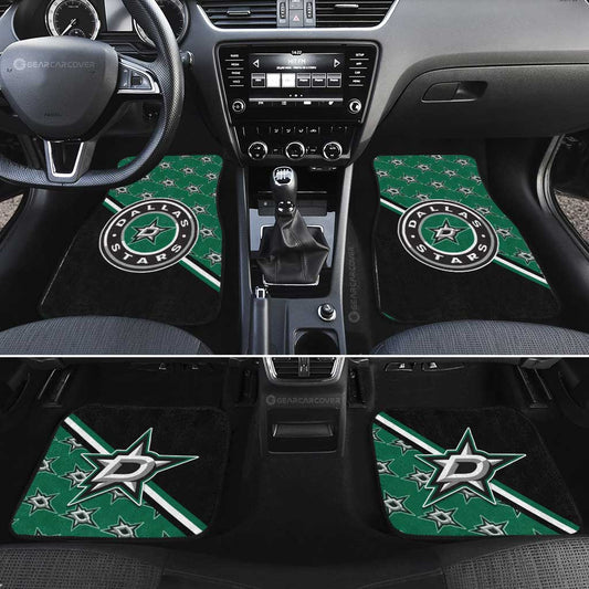 Dallas Stars Car Floor Mats Custom Car Accessories For Fans - Gearcarcover - 2