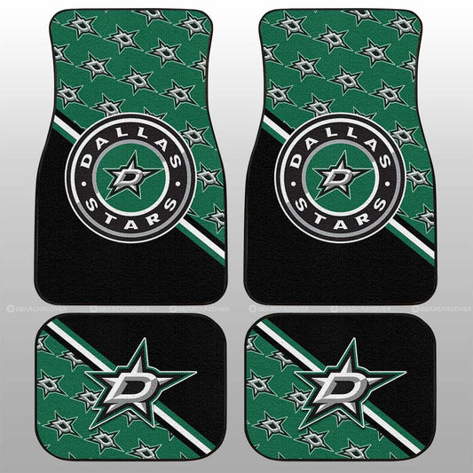 Dallas Stars Car Floor Mats Custom Car Accessories For Fans - Gearcarcover - 1