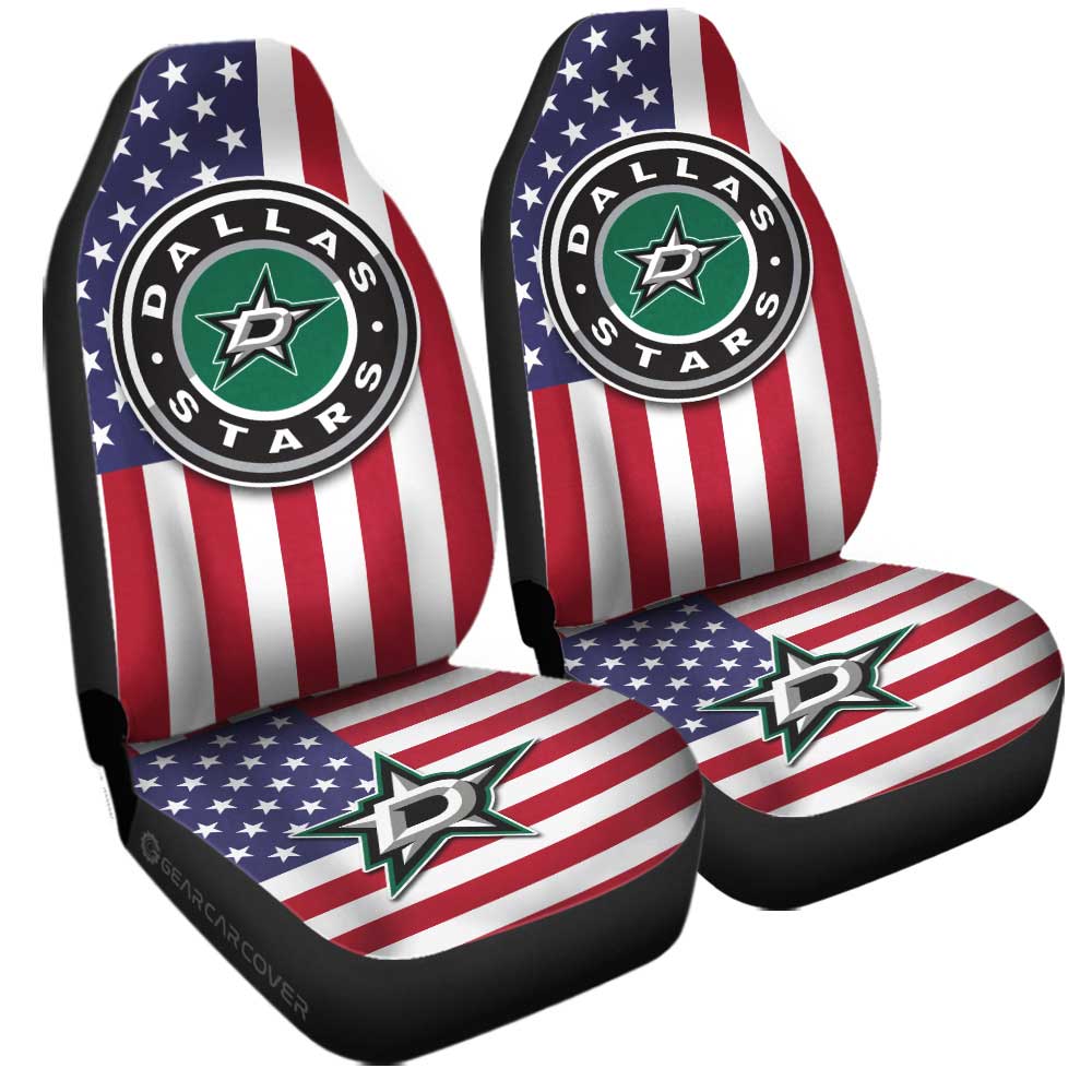 Dallas Stars Car Seat Covers Custom Car Accessories - Gearcarcover - 3