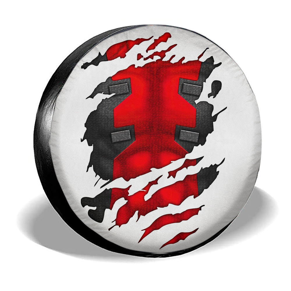 Deadpool Spare Tire Covers Custom Car Accessories - Gearcarcover - 3